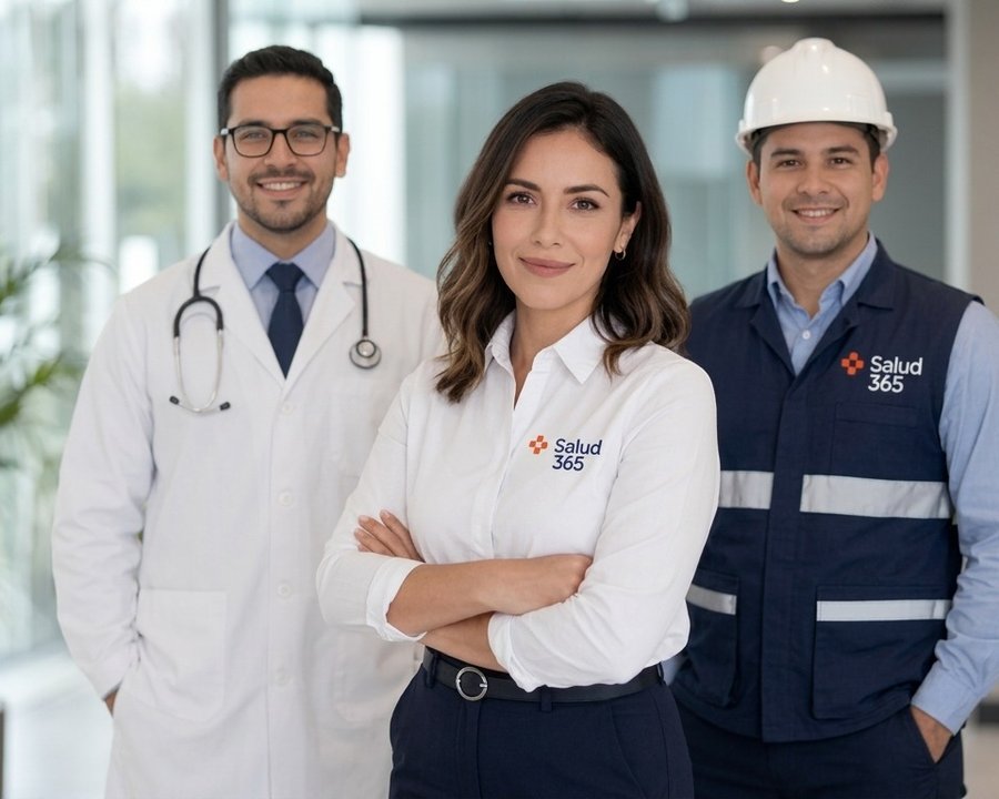 Equipo de Salud 365: médico, especialista y técnico SST